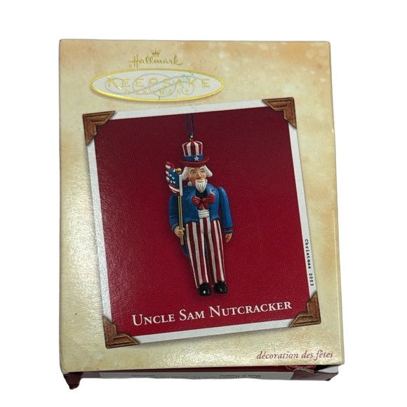 1988 Hallmark Keepsake Uncle Sam Nutcracker Christmas Ornament - Picture 1 of 4